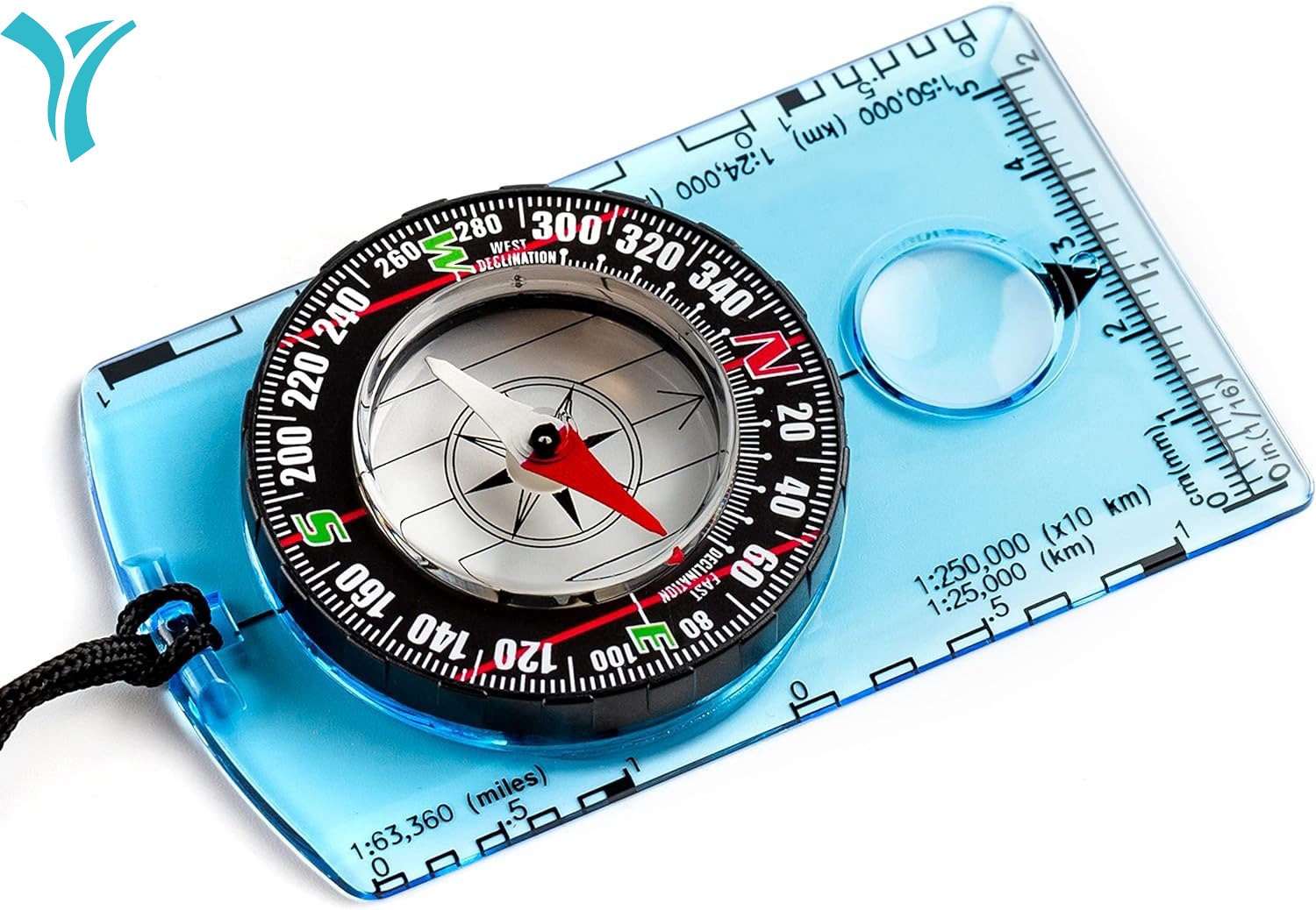 Map Compass Orienteering - ZHUOHUA Oryantiring Pusulası-Yürüyüş ve Sırt Çantalı
