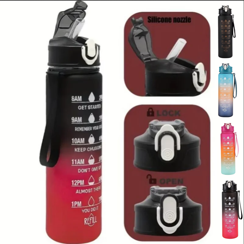 Outdoor Adventure And Sports - 750 ml Spor Su Şişesi, Zaman