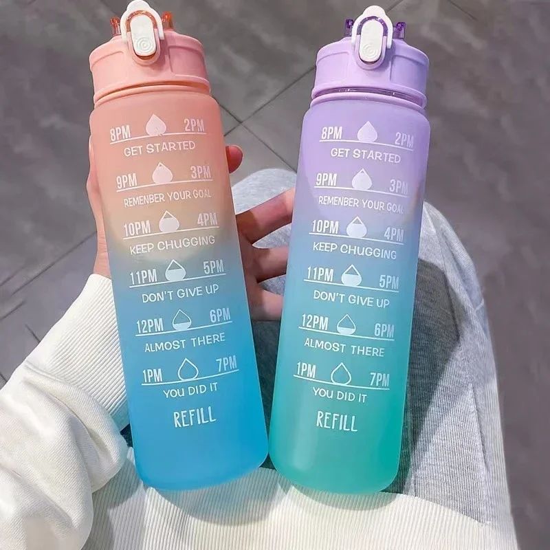 Outdoor Adventure And Sports - Zaman Takipli Pipetli Spor Su Şişesi