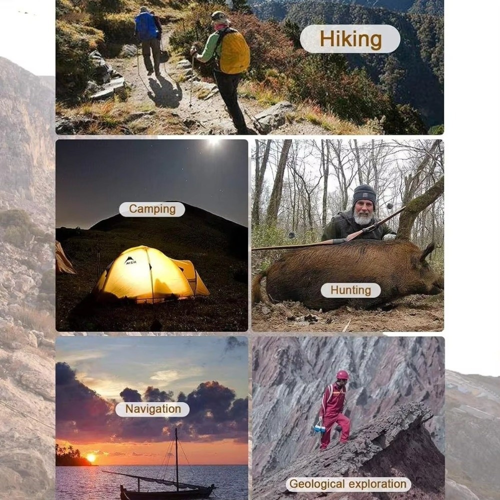 Yeni Işıklı Açık Hava Pusulası - Map Compass Orienteering incelemesi ve fiyatı