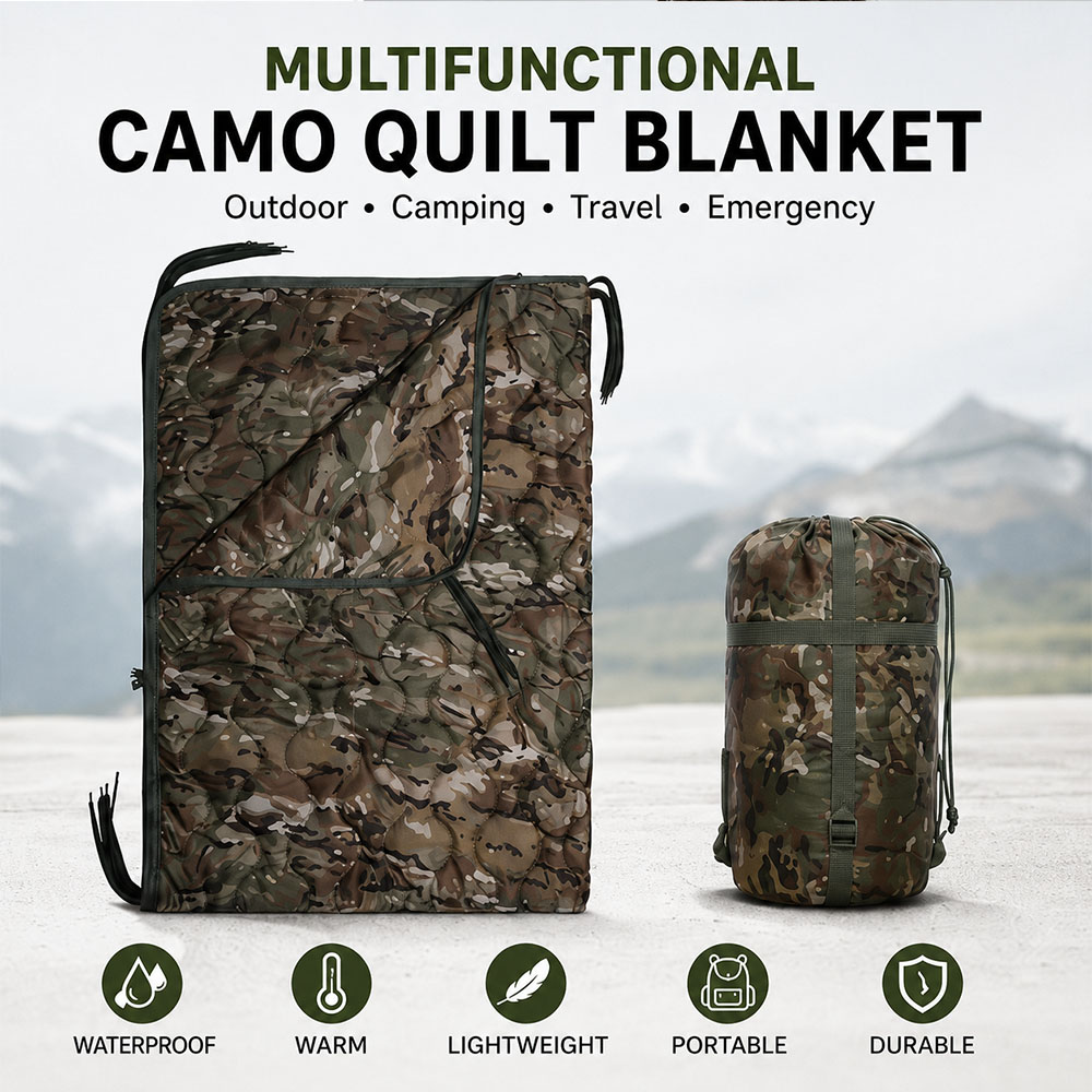 Kamuflajlı Kamp Battaniyesi, F - Outdoor Adventure Quilt incelemesi ve fiyatı
