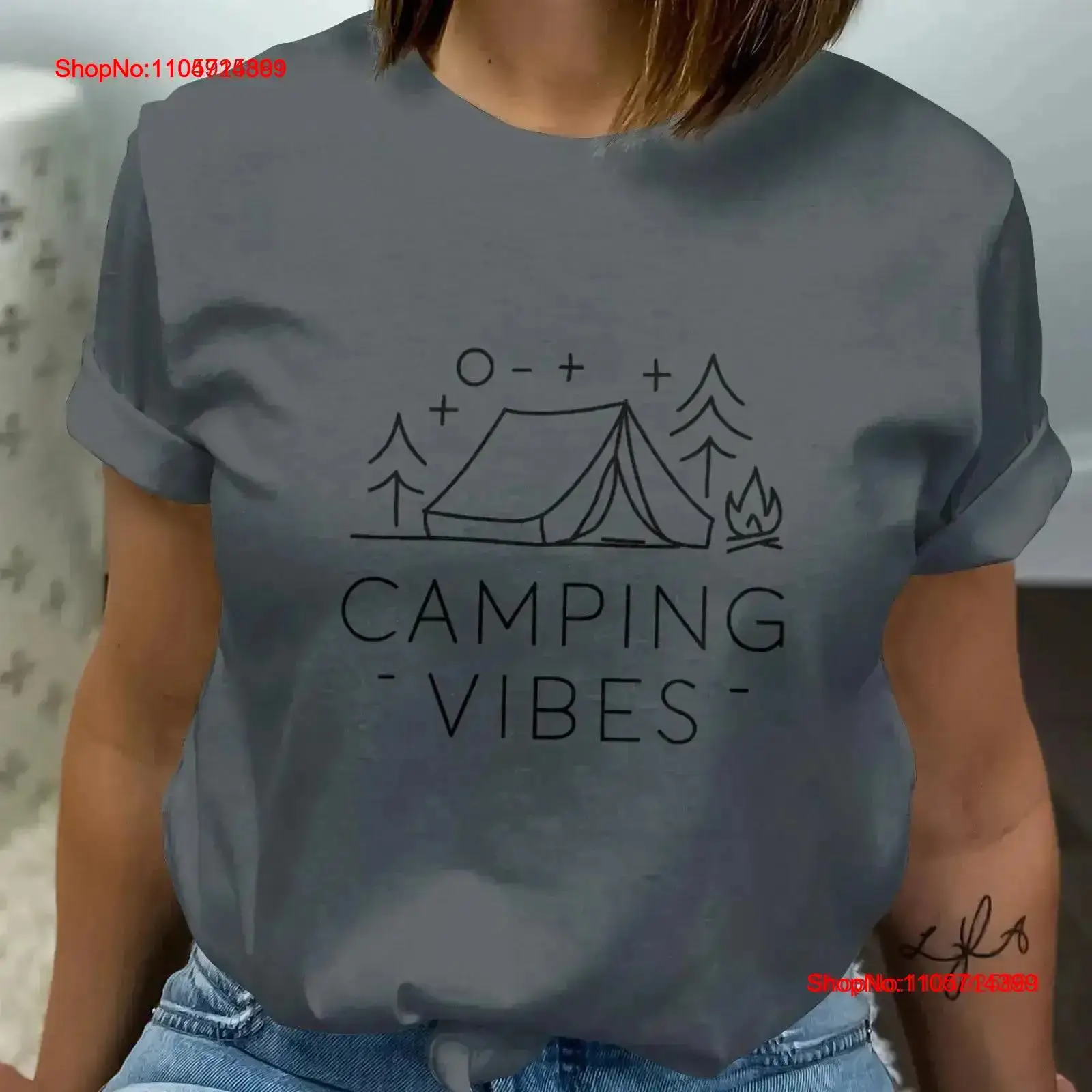 Kamp Atmosferi Tişörtü Açık Ha - Outdoor Adventure Campgrounds incelemesi ve fiyatı